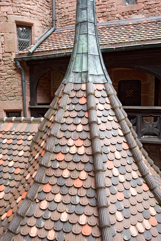 chateau koenigsbourg koenigsburg kasteel burcht hdr orschwiller elzas vogezen france frankrijk fort